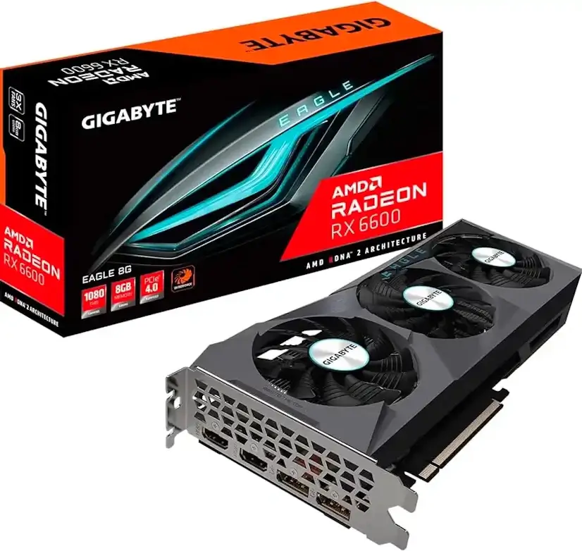 Montaje Tarjeta Gráfica AMD Radeon RX Collado Mediano Montaje Tarjeta Gráfica AMD Radeon RX